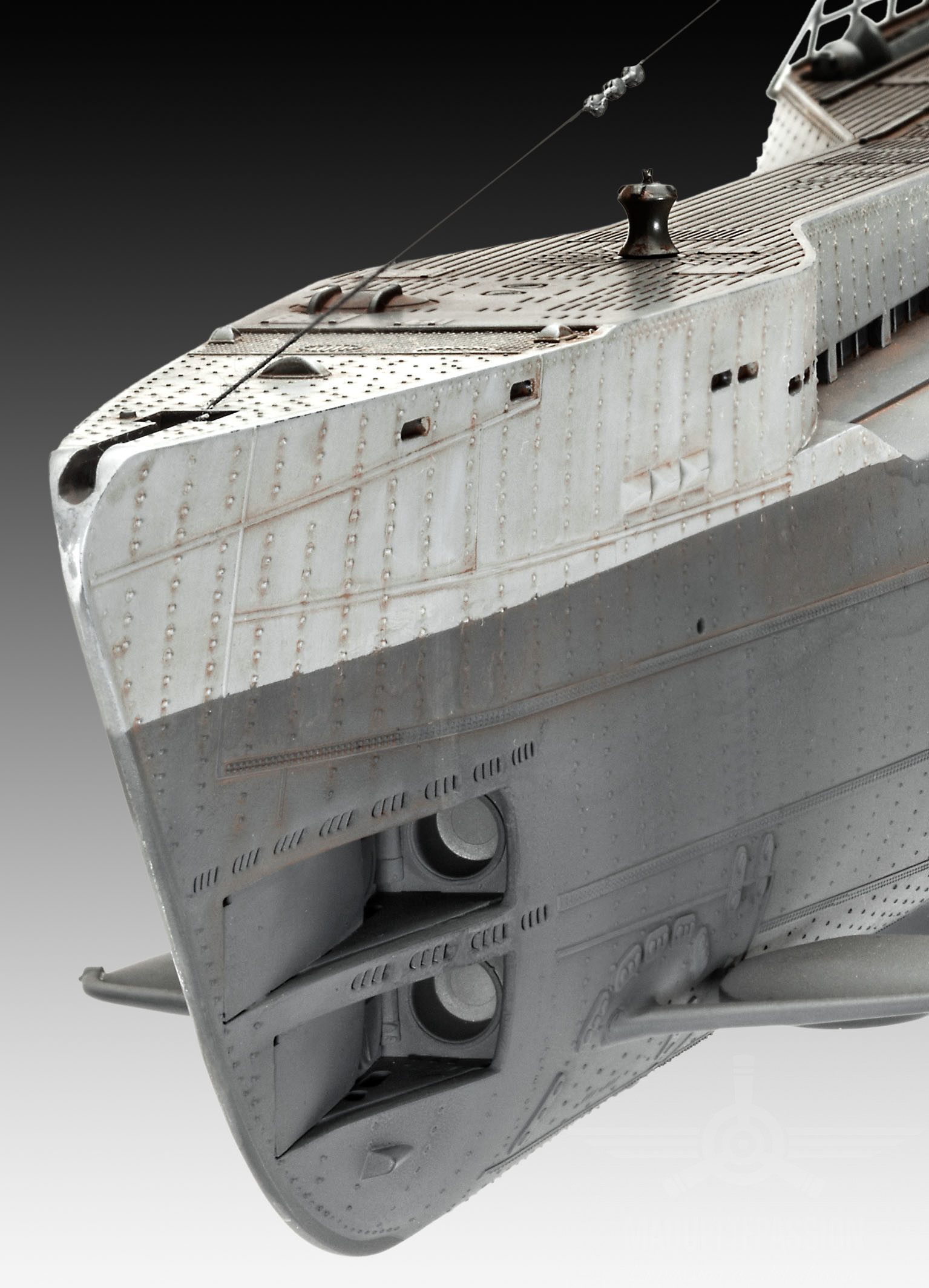 Revell Sous-marin Allemand Type IX C/40 (U190) – Maquette 1:144 Avec Plongée Rapide Et Schnorchel